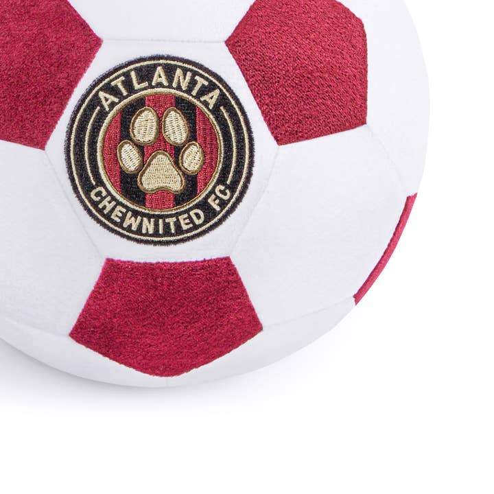 Floofball - Wholesale Pet Plush Toy - Dog - Atlanta Chewnited Plush Soccer Ball Dog Toy