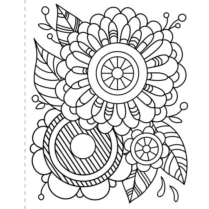 Peter Pauper Press - Wholesale Coloring & Activity Book - Adult - Large Print Coloring Book - Mindfulness1