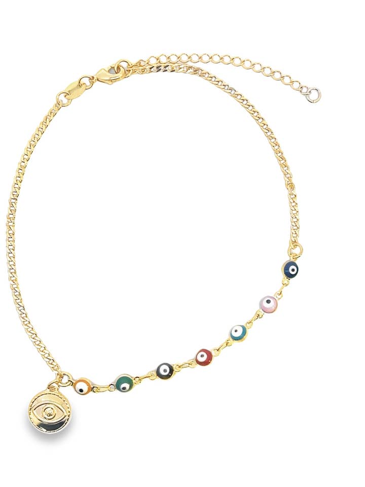 EYE KOIN ANKLET for wholesale by Kasa Karly