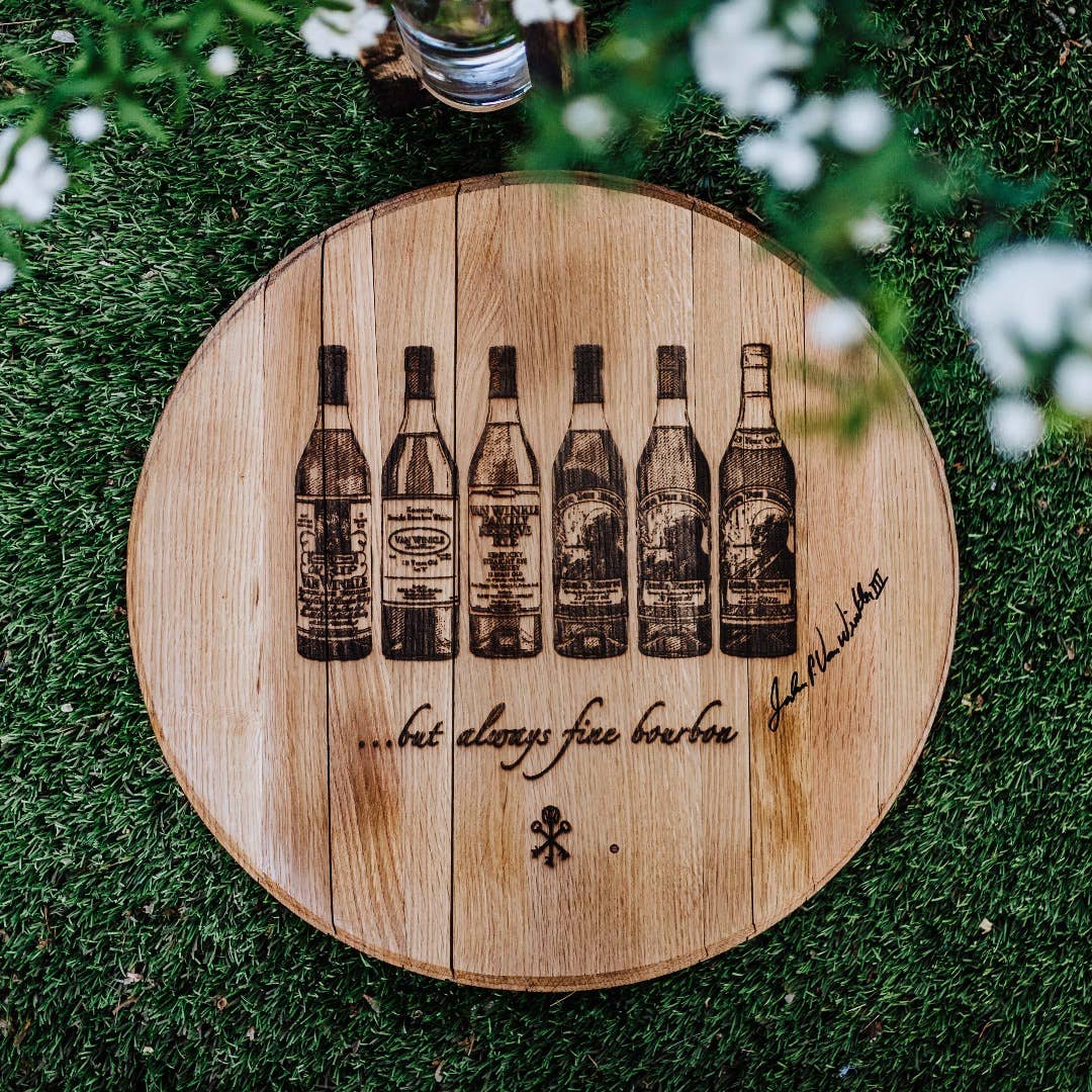 Pappy & Company - Wholesale Sign - Limited Edition Authentic Bottle Flight Barrel Head1