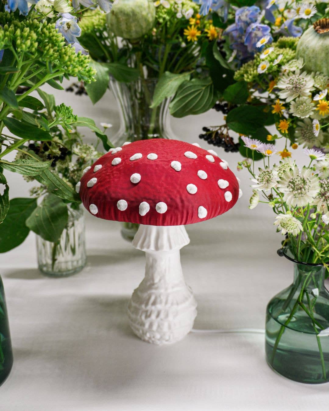 Roomberry - Wholesale Accent/Desk Lamp - Amanita Mushroom Lamp – Magical Table Lamp in Fly Agaric Design for Your Home6