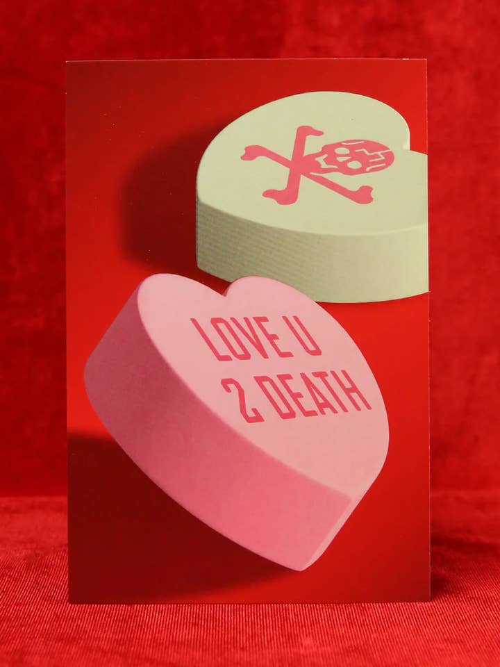 Cartolina Candy Hearts per la vendita all'ingrosso da parte di Hellcats USA