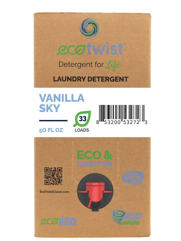 Everyday Laundry Detergent: Vanilla Sky Scent for wholesale by EcoTwist Clean, Inc