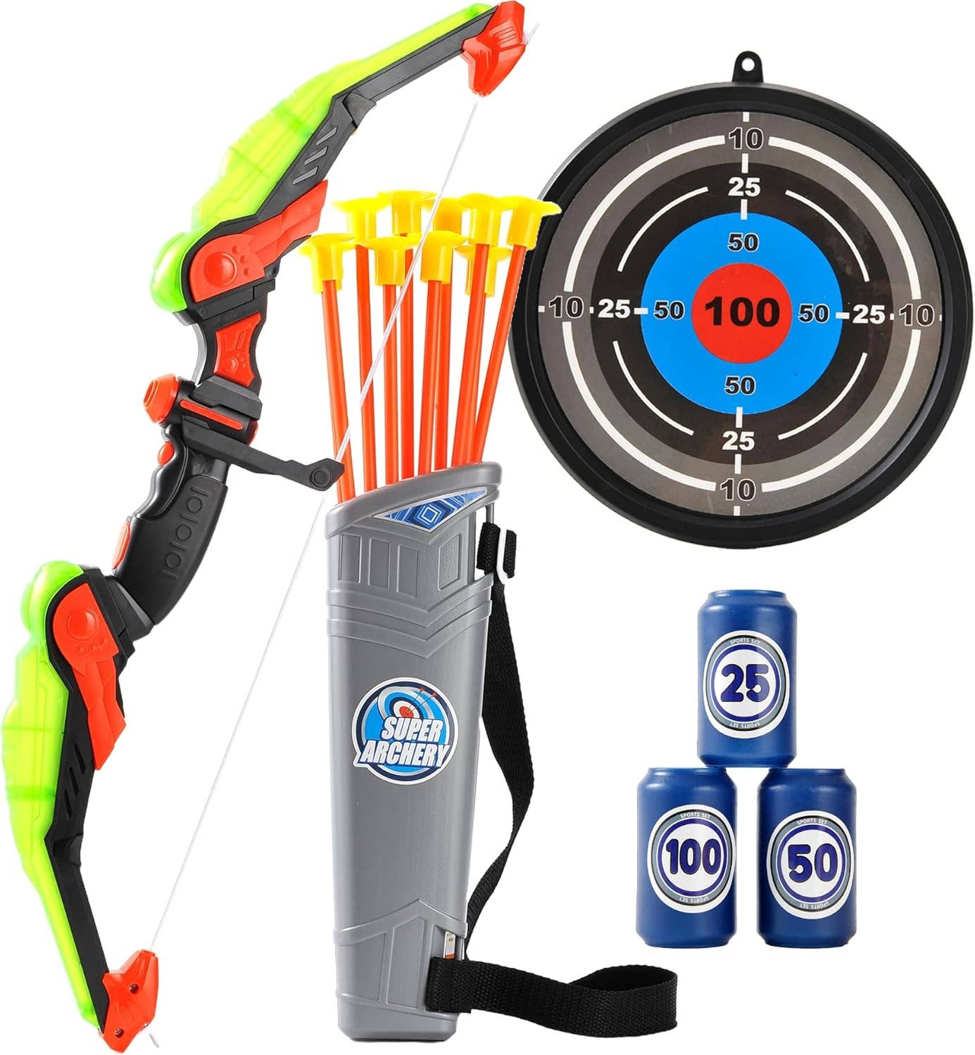 AZ Trading & Import (Toys, RC Toys & More) - Wholesale Toy Set - Kids - LED Light Up Archery Toy Bow & Arrow Bundle10