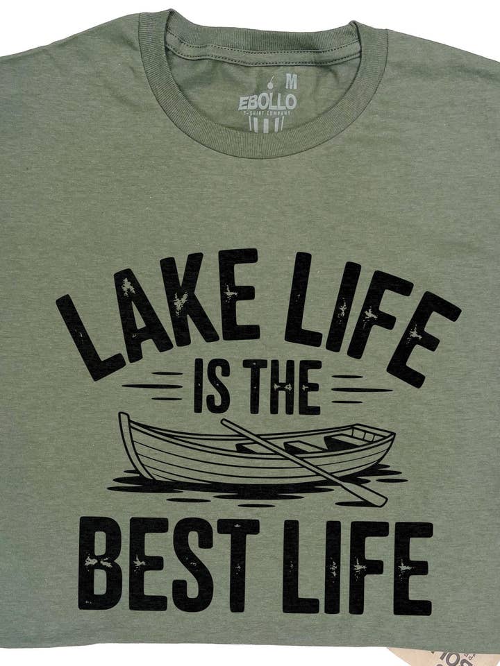 Lake Life T-Shirt: Funny Outdoor Camping Tee, Family Vacation for wholesale by EBOLLO