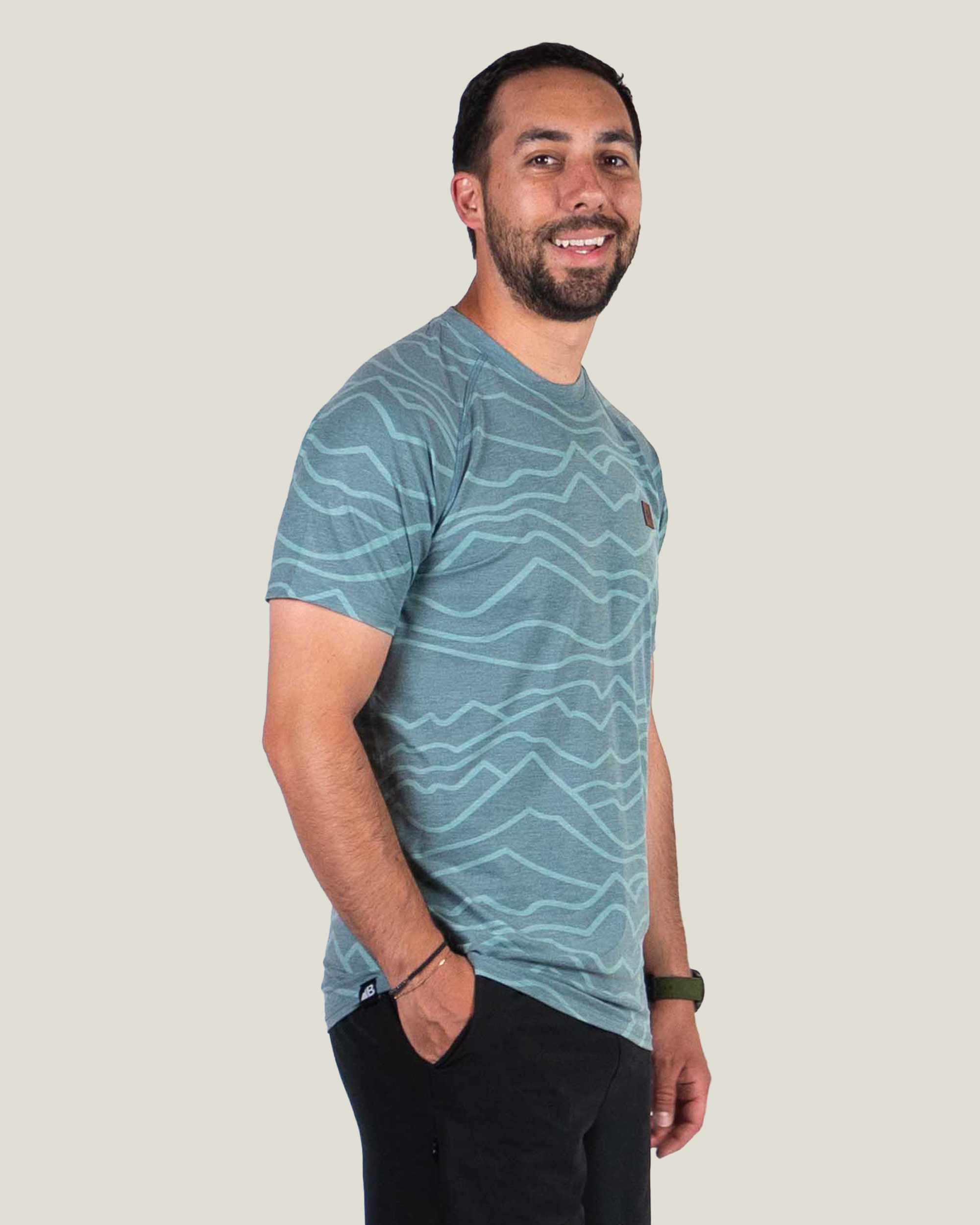 Belong Designs - Wholesale T-Shirt - Men's - Men's Graphic Traverse Tek Tee9