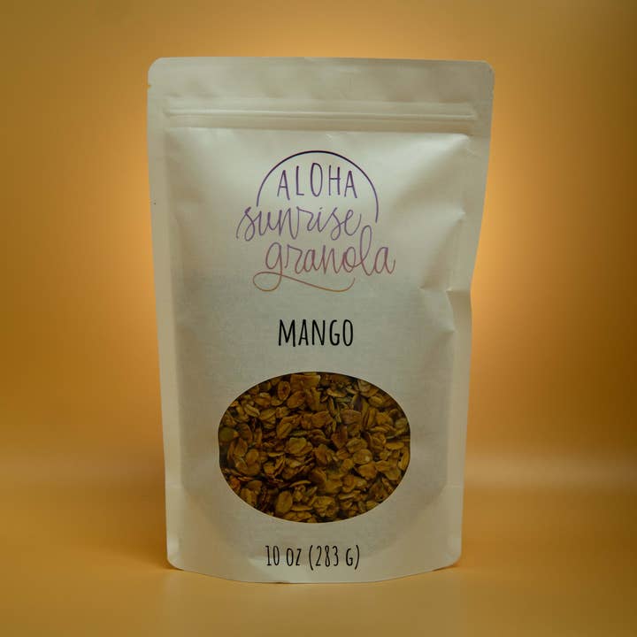 Mango Granola for wholesale by Aloha Sunrise Granola