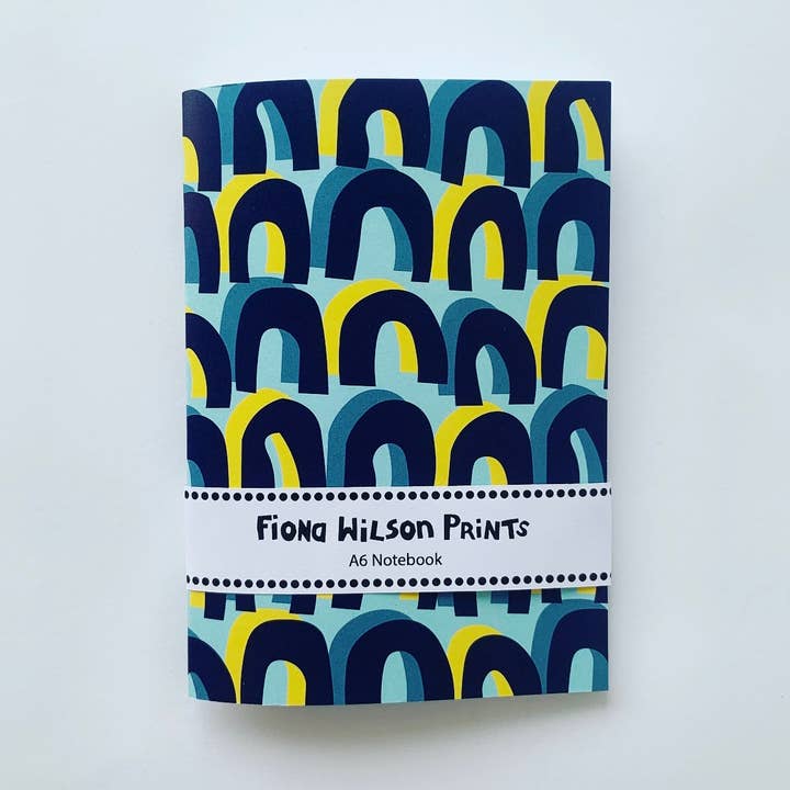 A6 Notebook Abstract Arches 3 for wholesale by Fiona Wilson Prints