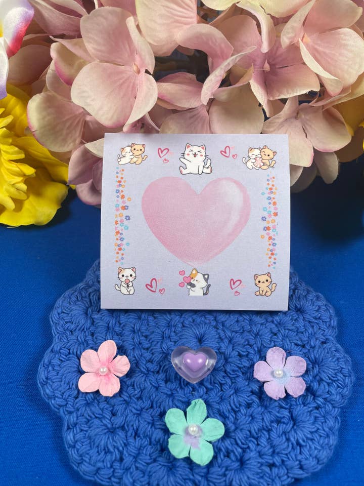 Notes autocollantes Sweet Paws Parade 3" x 3" pour la vente par Autumnmist Boutique