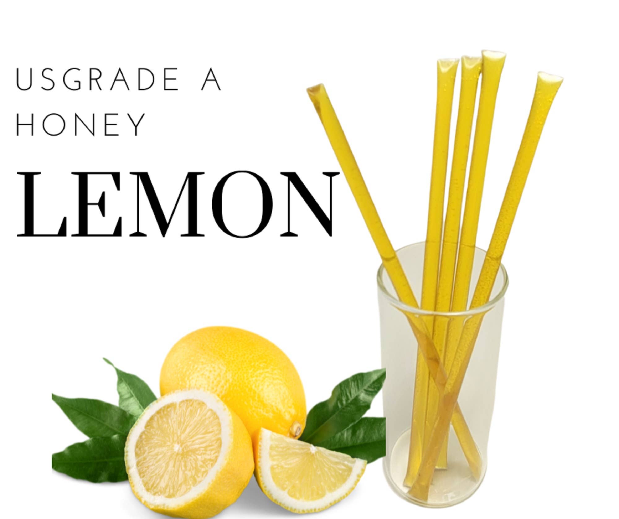 Candy Barn Express - Wholesale Honey - Bee Krazy Honey Sticks - Lemon 50 Ct. Refill1