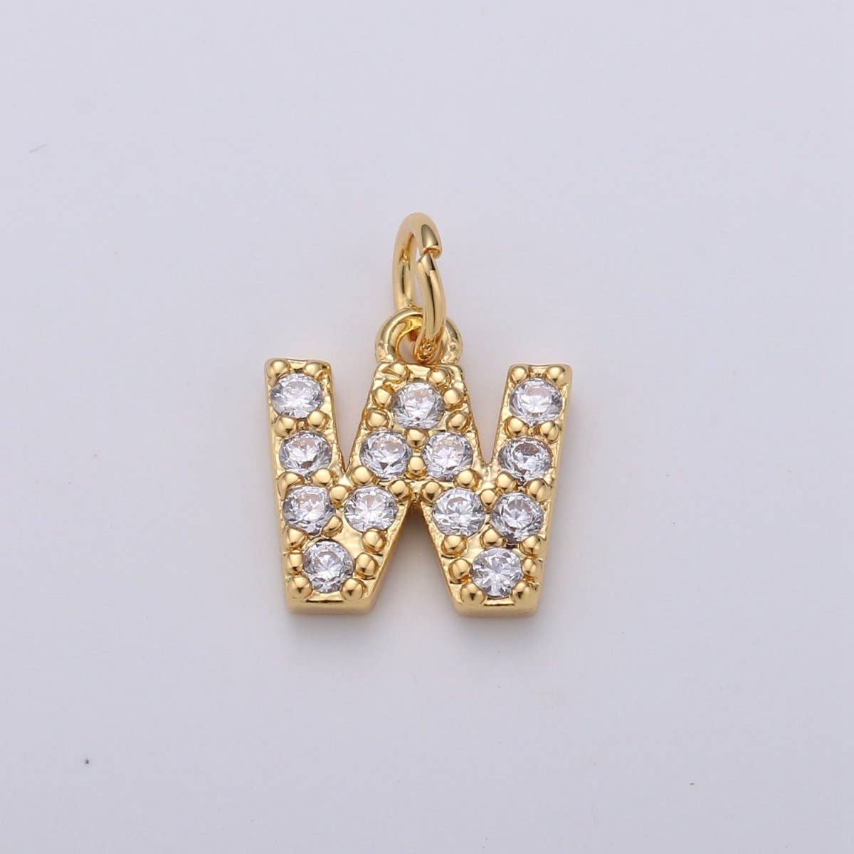 Aim Eternal – wholesale Individuell berlock/hänge – 14k guld fylld liten CZ initial, bokstav alfabet mikro pavé berlocker nätt guld kubisk hängsmycke för halsband armband örhänge tillägg A-099 till A-11122