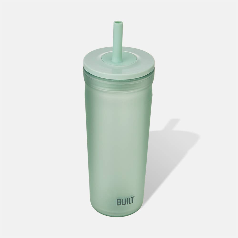 Built NY - Wholesale Insulated Mug/Tumbler - 20oz Mint Straw Seal Bedford Tumbler3