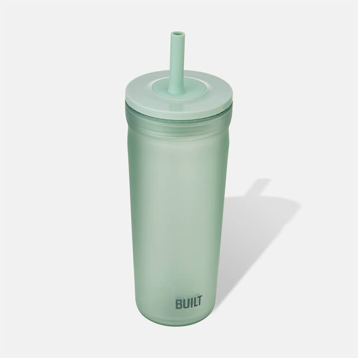 Built NY - Wholesale Insulated Mug/Tumbler - 20oz Mint Straw Seal Bedford Tumbler3