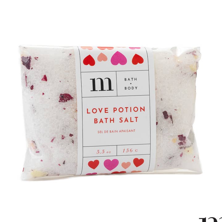 Love Potion 5.5oz Bath Salt Envelope for wholesale by Mixture Home