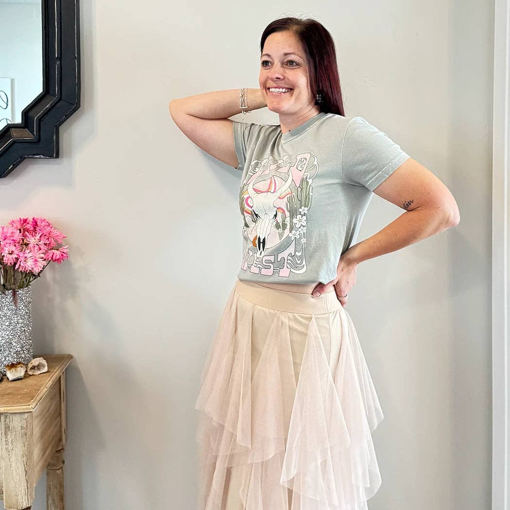 Talking Too Loud Apparel - Wholesale Screen Printed T-Shirt - Women's - Wild West Graphic Tee1