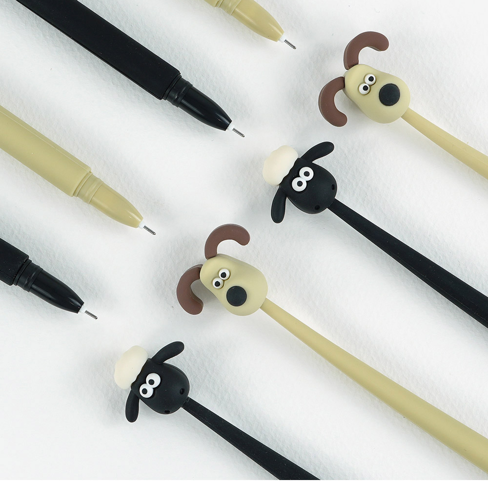 K-Wonderland - Wholesale Pen - Wallace & Gromit Swing Gel Pen – 0.5mm (Gromit / Shaun)15