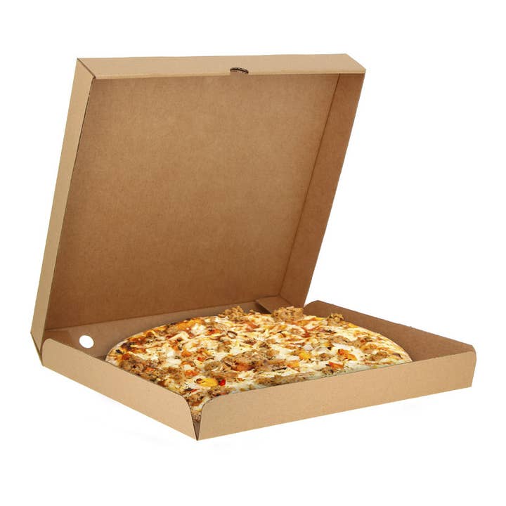 Medium Kraft Pizza Boxes (33Cm) for wholesale by PUNTOQPACK