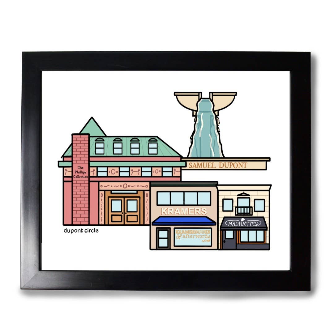 Found Paper LLC - Wholesale Art Print - DuPont Circle Art Print0