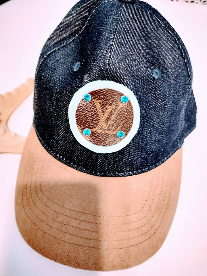 Denim hat for wholesale by Contagious Couture