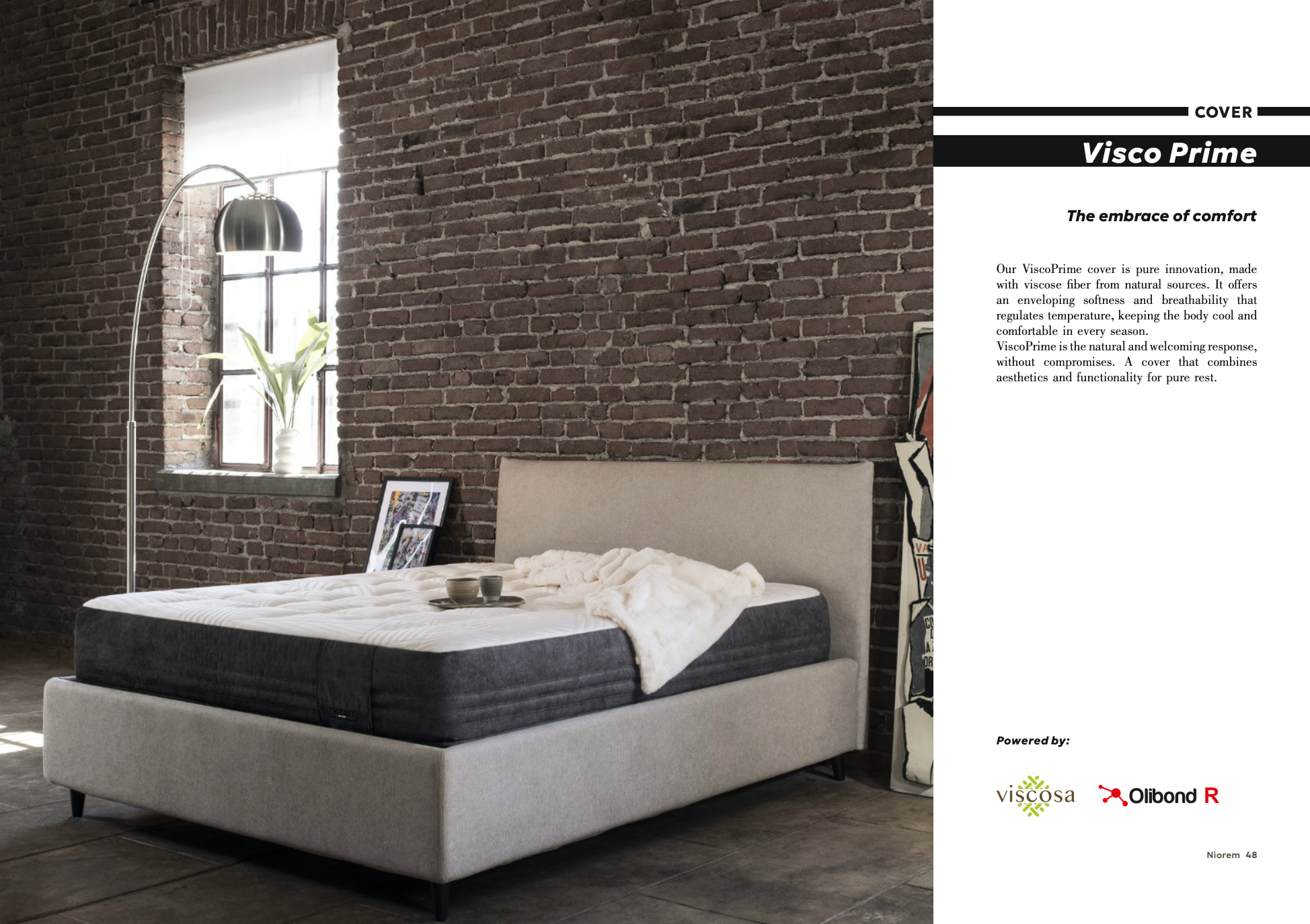 Niorem®: Design Beds & Mattresses from Italy - Wholesale Bed - Model A Mattress - ViscoPrime Cover - Queen Size (Copy)3
