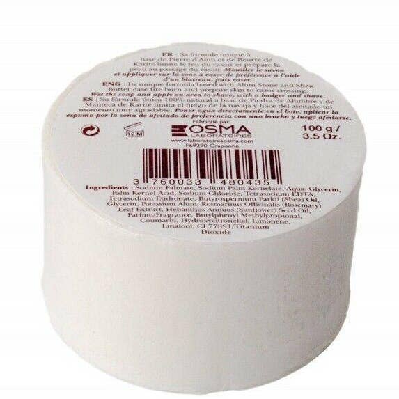 Osma Shaving Soap 100gm (Refill) for wholesale by Laboratoires Osma