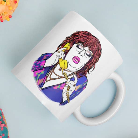 El loco del Pelo Rizo - Venta al por mayor Taza - Taza Paca la Pirana Polaca0