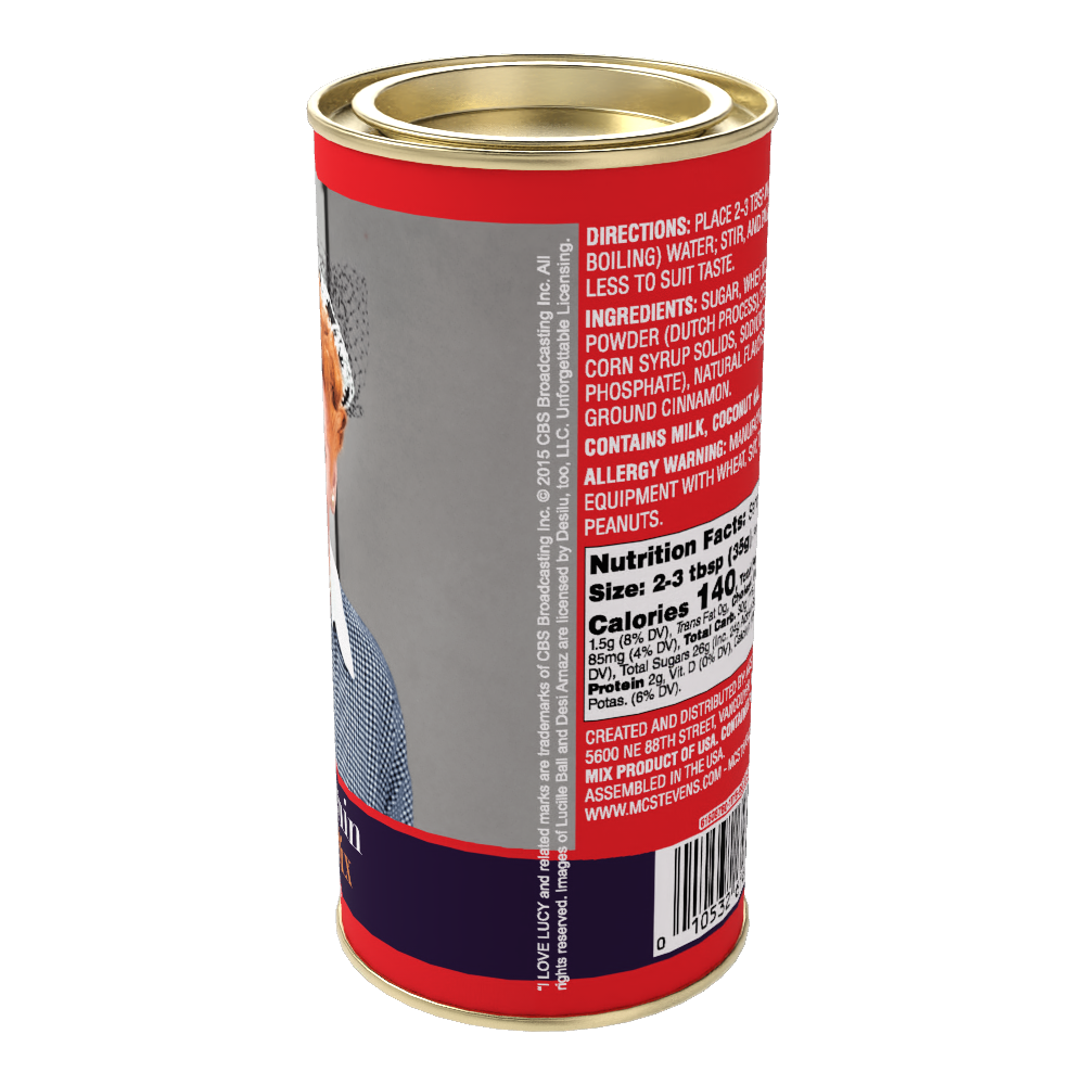 McSteven's - Wholesale Hot Cocoa Mix/Kit - I Love Lucy's© Vitameatavegamin Cinnamon Cocoa (7oz Tins)8