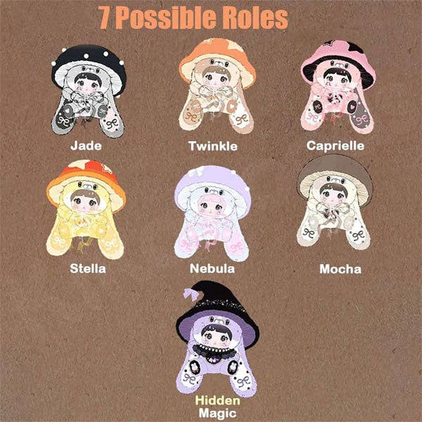 Showcase - Wholesale Stuffed/Plush Toy - Kids & Baby - Nommi Mushroom Hat 400% Series Giant 12.5" Kawaii Plush Doll Blind Box (1pc)10