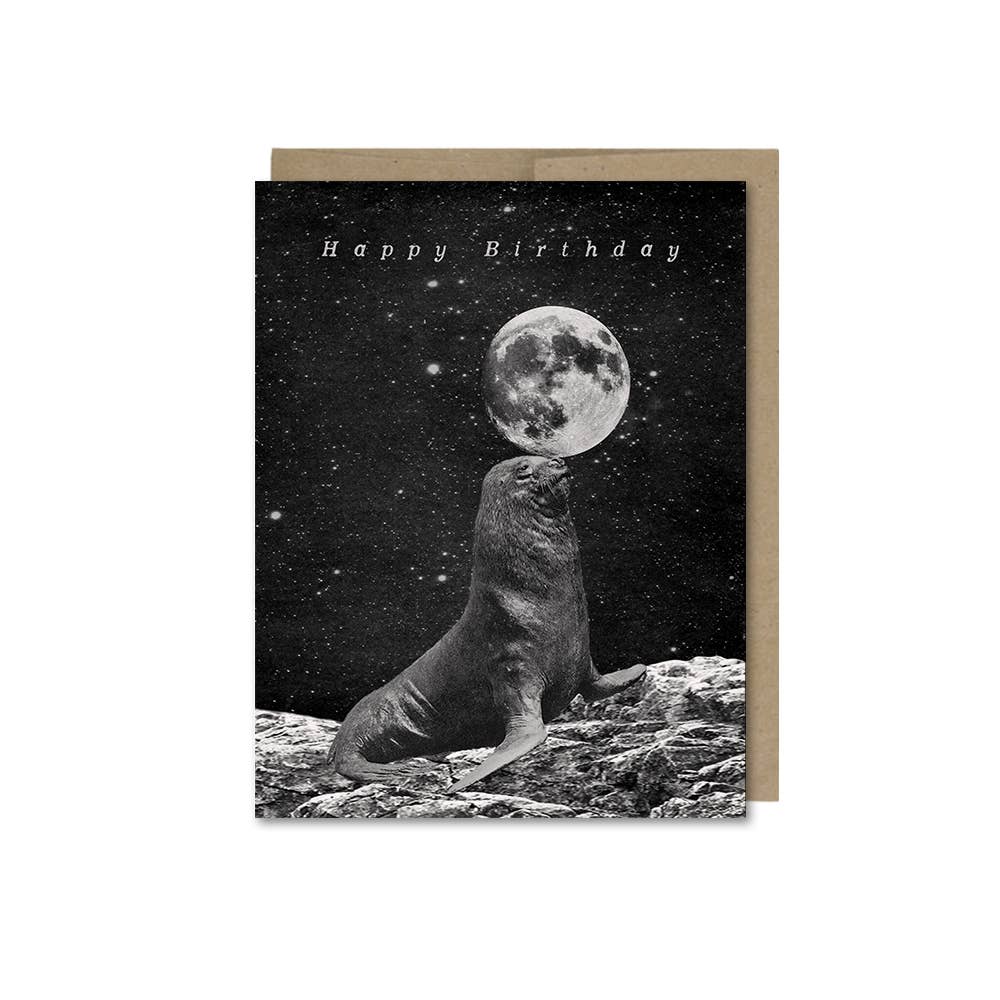 The Galek Sea - Wholesale Birthday Card - Happy Birthday Seal Ya Later Beaches Card0