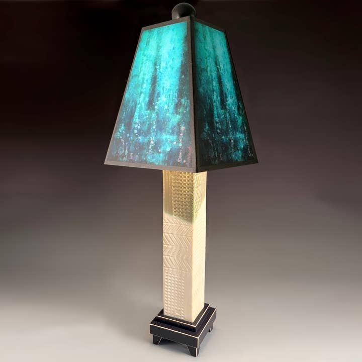 Macone Clay / Spooner Creek - Wholesale Accent/Desk Lamp - D - Blue Rain Lamp4
