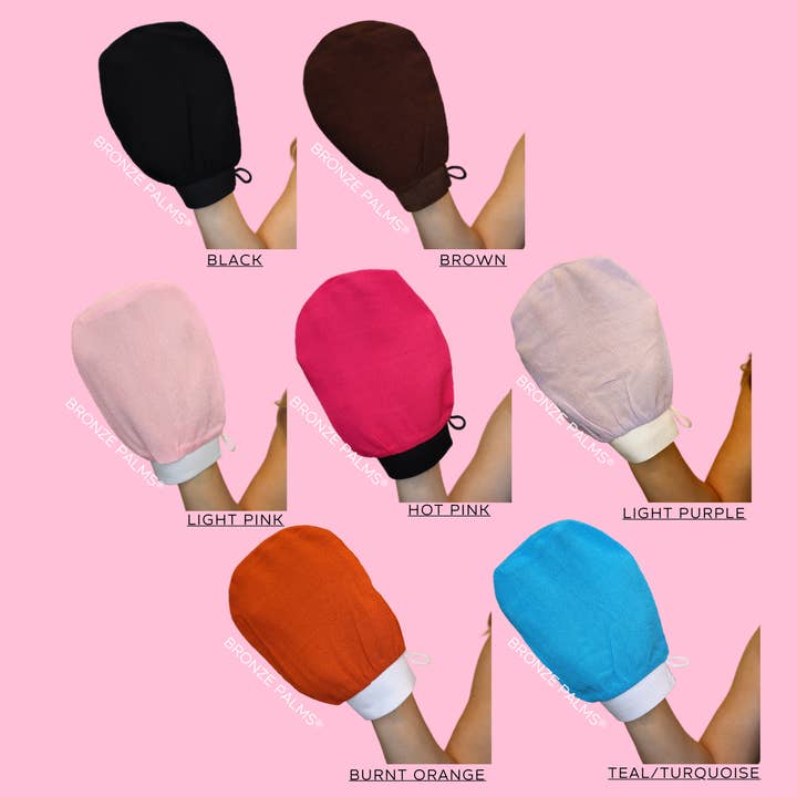 Bronze Palms Beauty - Wholesale Exfoliating Gloves/Mitts - Exfoliating Mitt Body Scrub Mitt Shower Mitt Bath Mitt Glove