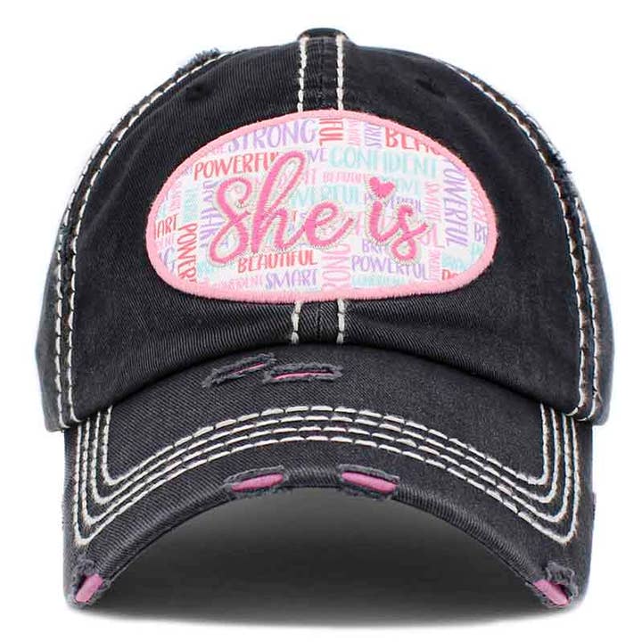 ELLE EST CASQUETTE VINTAGE, KBV 1435 pour la vente par JOIA ACCESSORIES