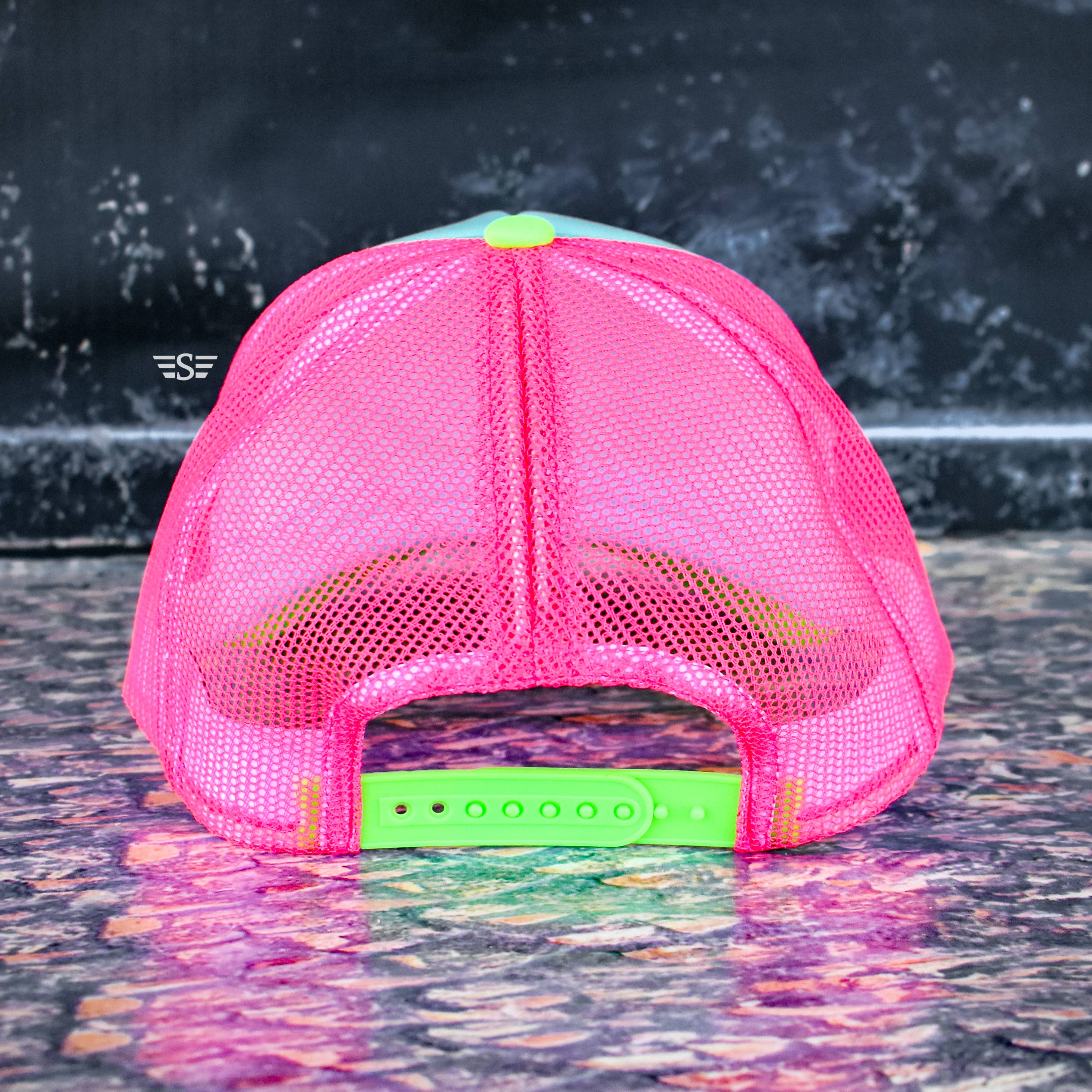 Flying S Company - Wholesale Trucker Hat - Unisex - Tri Color Mesh Trucker Cap18