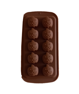 Starlight Wholesale LLC. - Wholesale Chocolate/Candy Mold - Halloween's 10 cavity pumpkin shape mold5