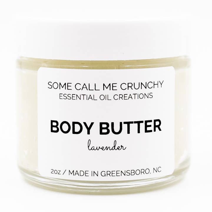 Beurre corporel au beurre de karité et à l'huile d'amande ~ 3 parfums disponibles pour la vente par Some Call Me Crunchy.