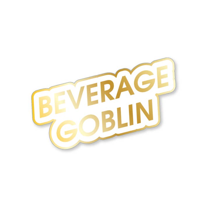 Beverage Goblin - Gold - Vinyl Sticker
for wholesale by Chez Gagné