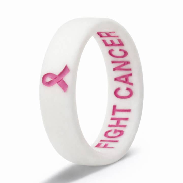 Flip Reversible Fight Cancer Ring für den Großhandel von Flip Rings