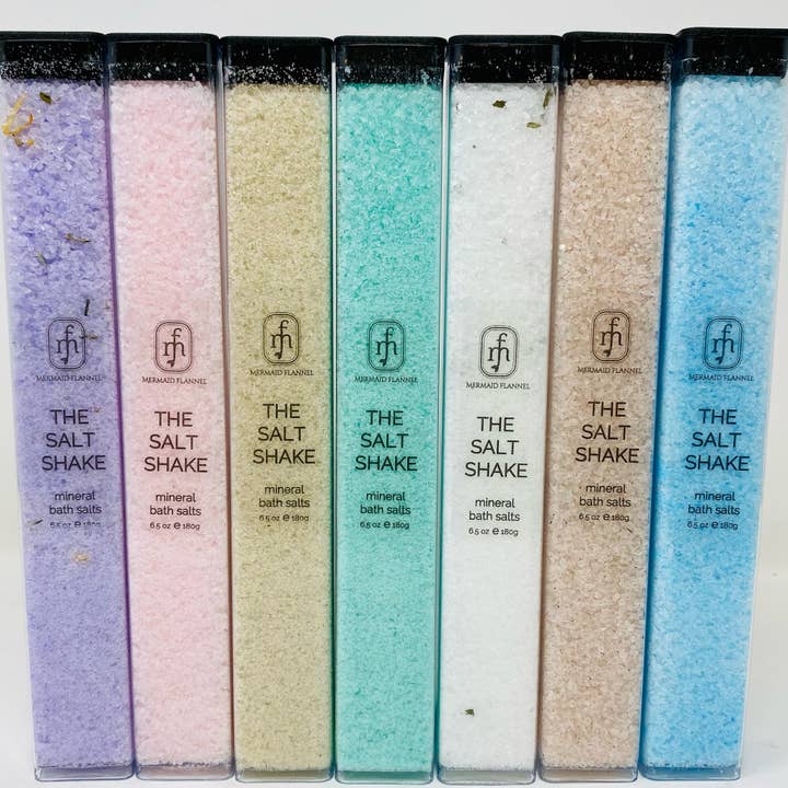 Mermaid Flannel - Wholesale Bath Salts - MUSCLE SOAK SALT SHAKE