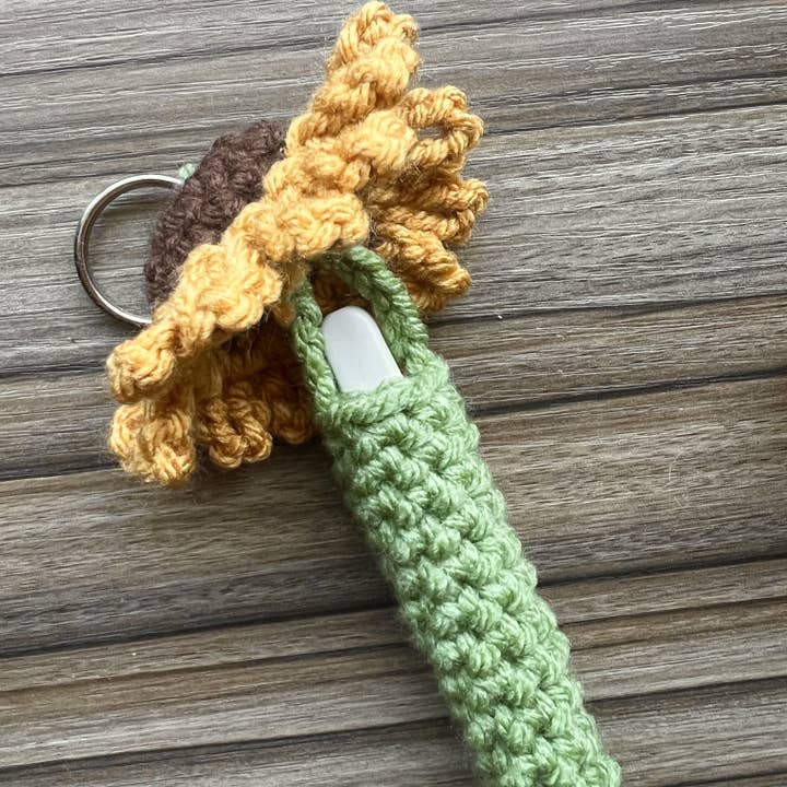The Cozy Tangerine – wholesale Keychain – Women's – Sunflower Vape Holder Keychain