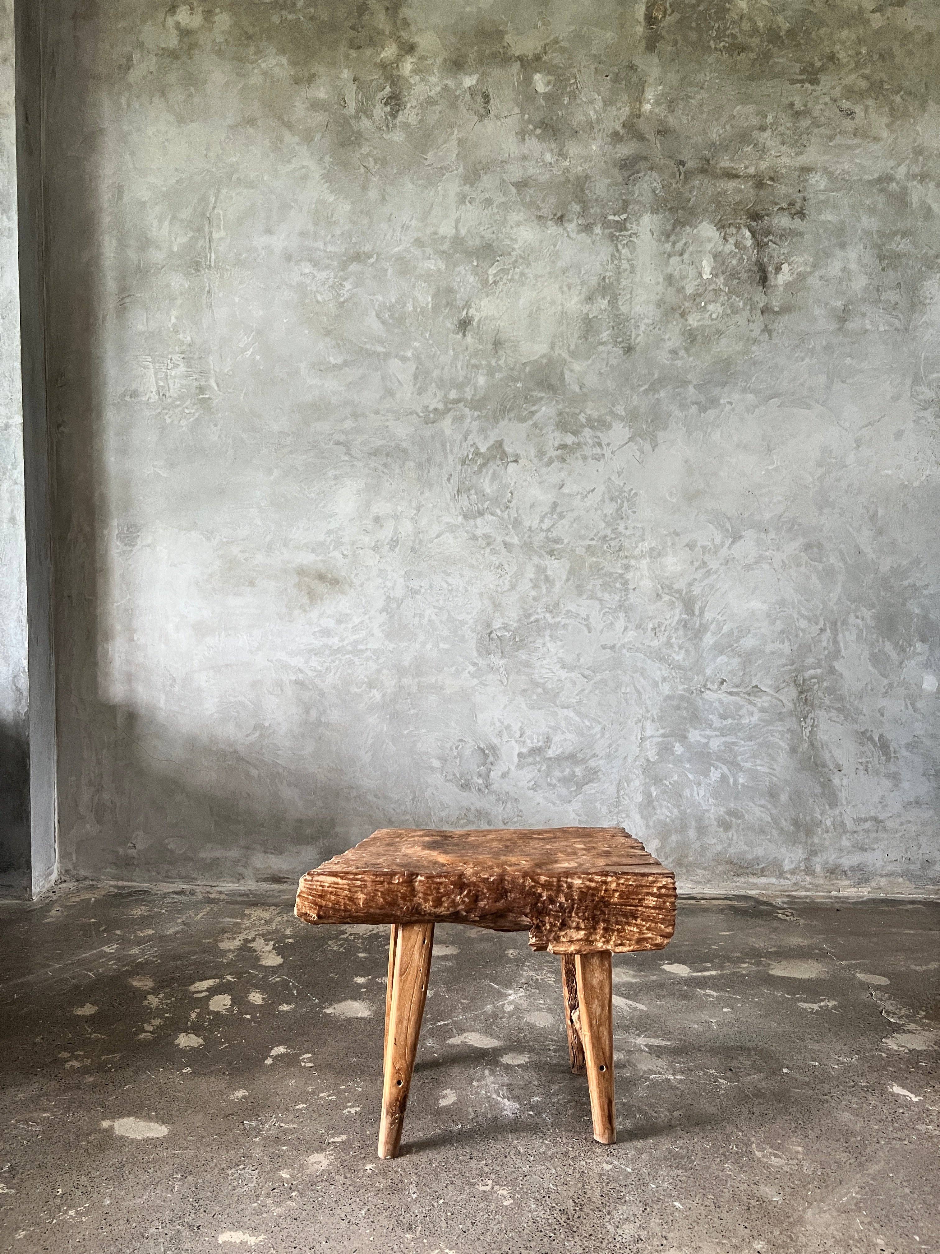 Office Objets - Wholesale Bench - Small organic bench in blonde Asian teak with four legs - Sepuluh35