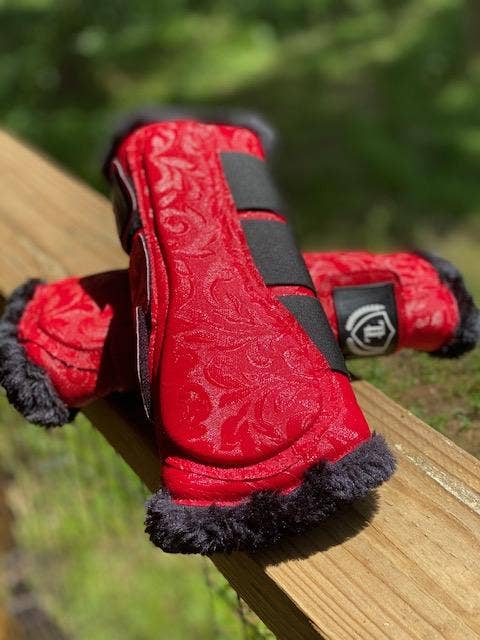 Tack of the Town - Wholesale Horseback Riding Gear - Flourish Brushing Boots5