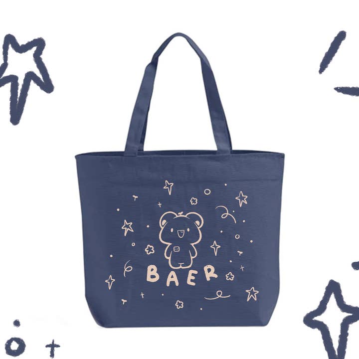 BAER Draagtas - Marineblauw voor wholesale door Astraea Amour