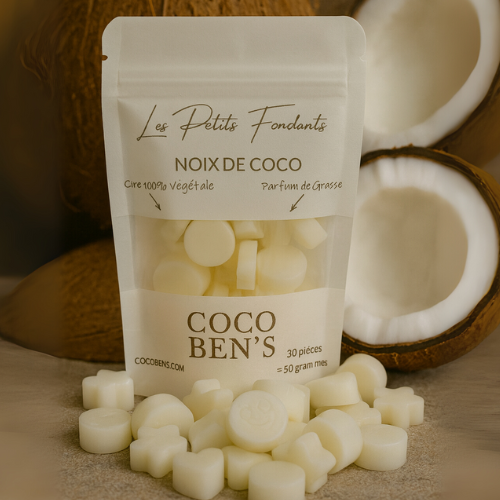 CocoBen's - Wholesale Wax Melt - Scented Melts - Grasse Fragrance - Coconut0