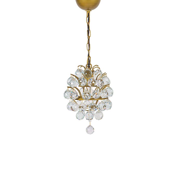 Lustre de cristal de vidro contemporâneo Viney por atacado de Xia Home Fashions & Manor Luxe