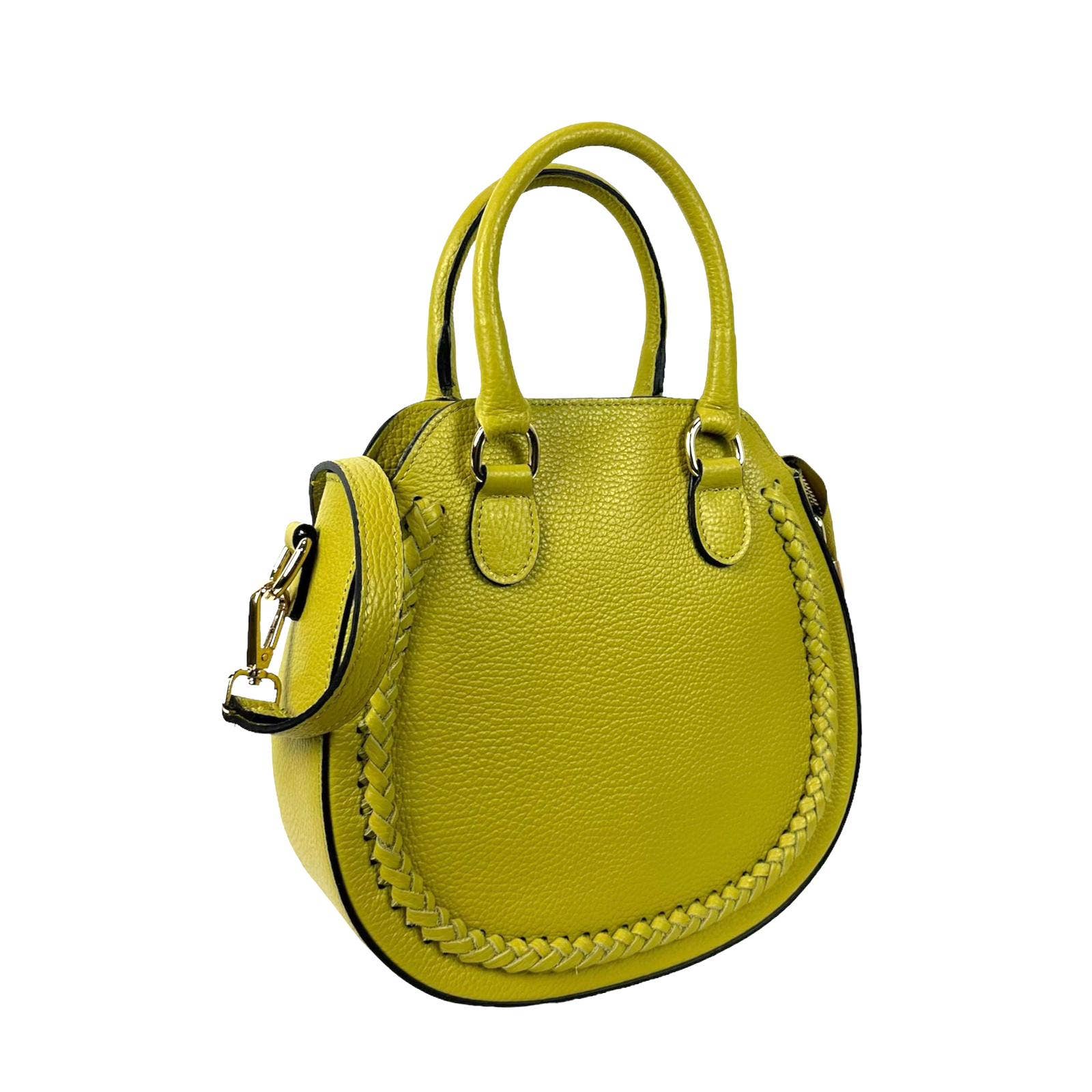 Chenson & Gorett - Vendita all'ingrosso Borsa con manico - Donna - Borsa in pelle con 2 manici corti, tracolla regolabile e rimovibile, tasca posteriore - Chenson & Gorett11