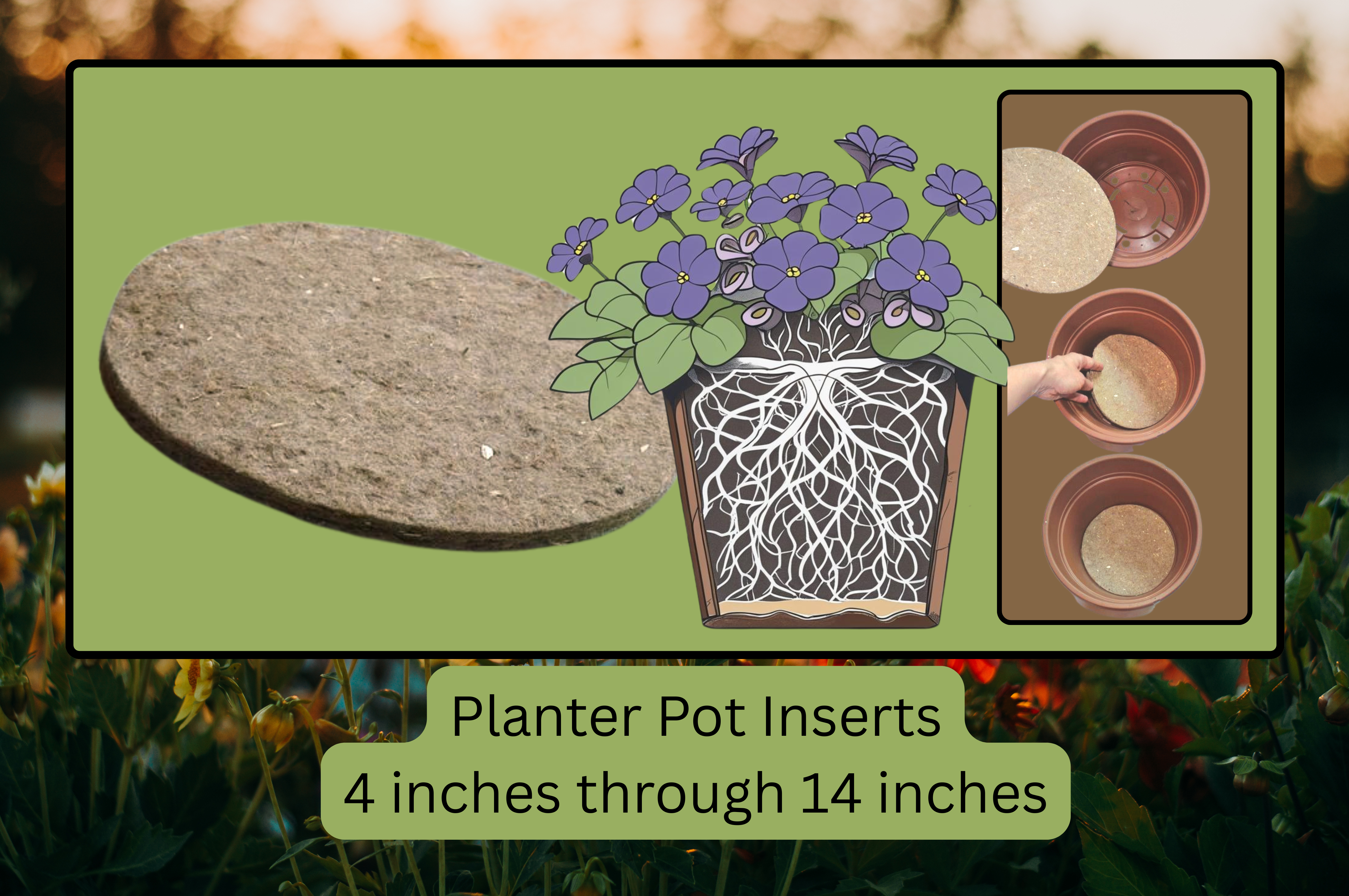 Farmer You LLC - Vente Terreau de plantation/rempotage - Insert de jardinière MagniMoist4