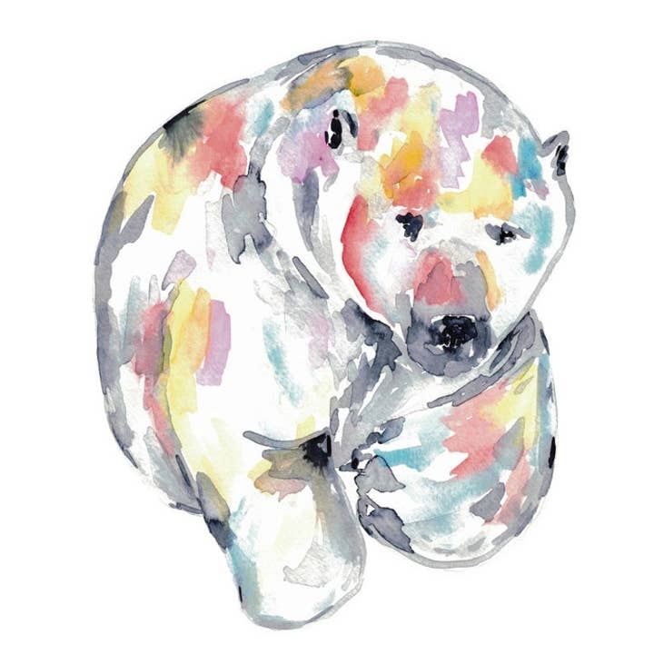 Goodfairyart - Wholesale Gallery Wall Set - Set of 3 Polar Bear Watercolor Painting Print