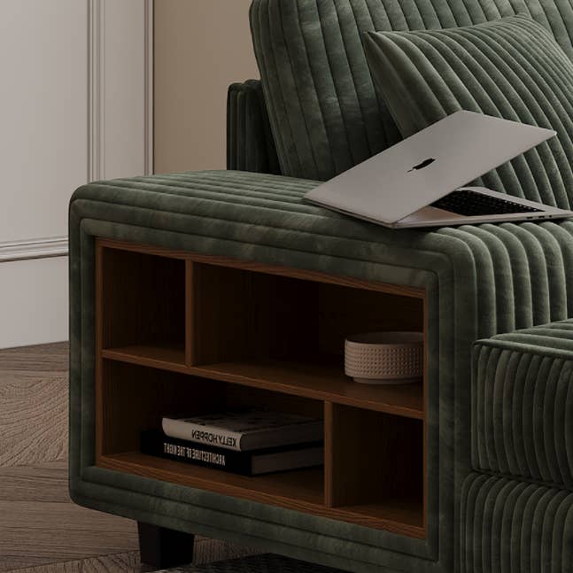 HOMYCASA DESIGN INC - Wholesale Sofa - 4-Seater U-Shaped Modular Sectional Sofa & Corduroy Fabric15