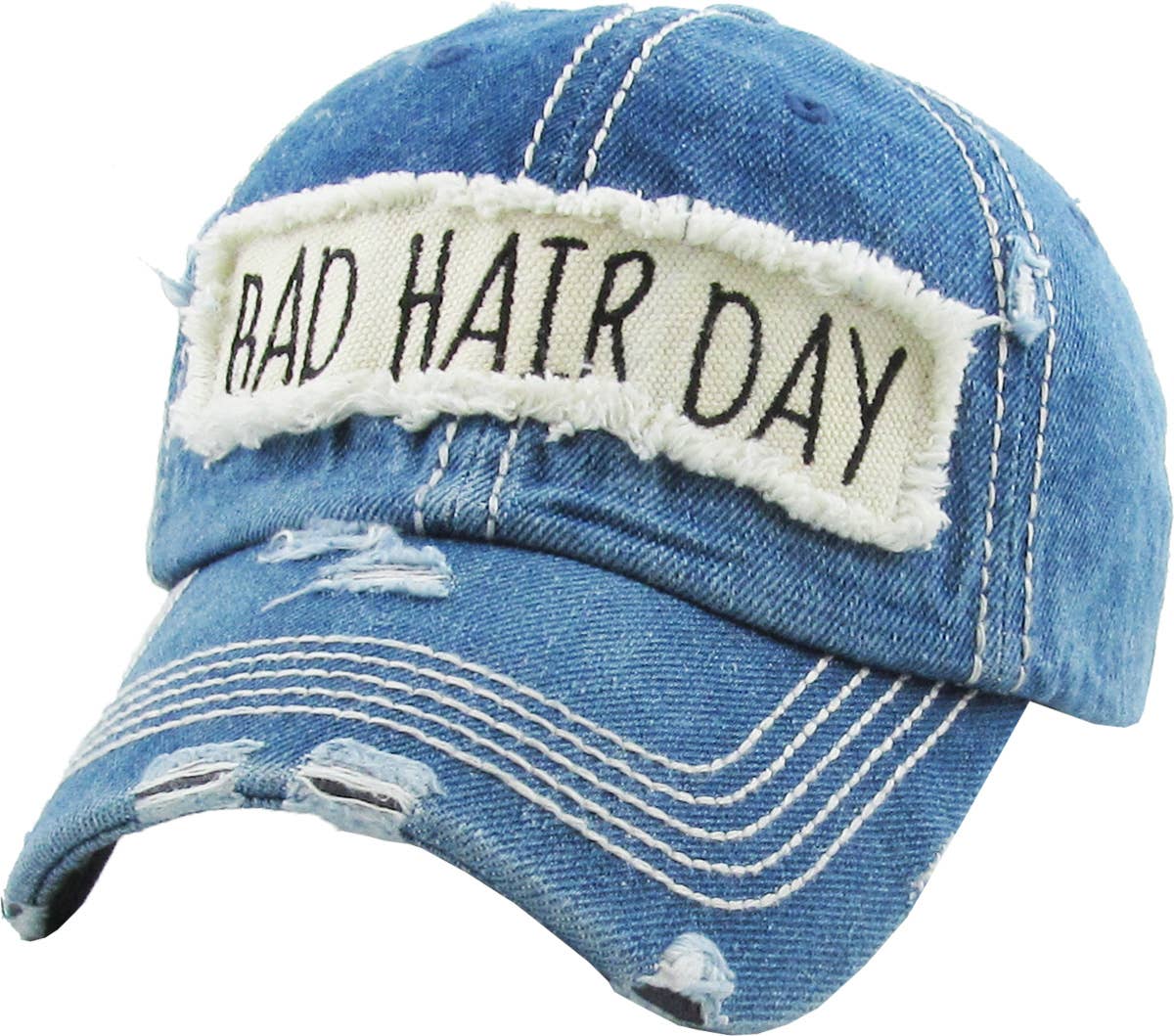KBETHOS - Vendita all'ingrosso Cappellino da baseball - Donna - Berretto a sfera vintage lavato Bad Hair Day22
