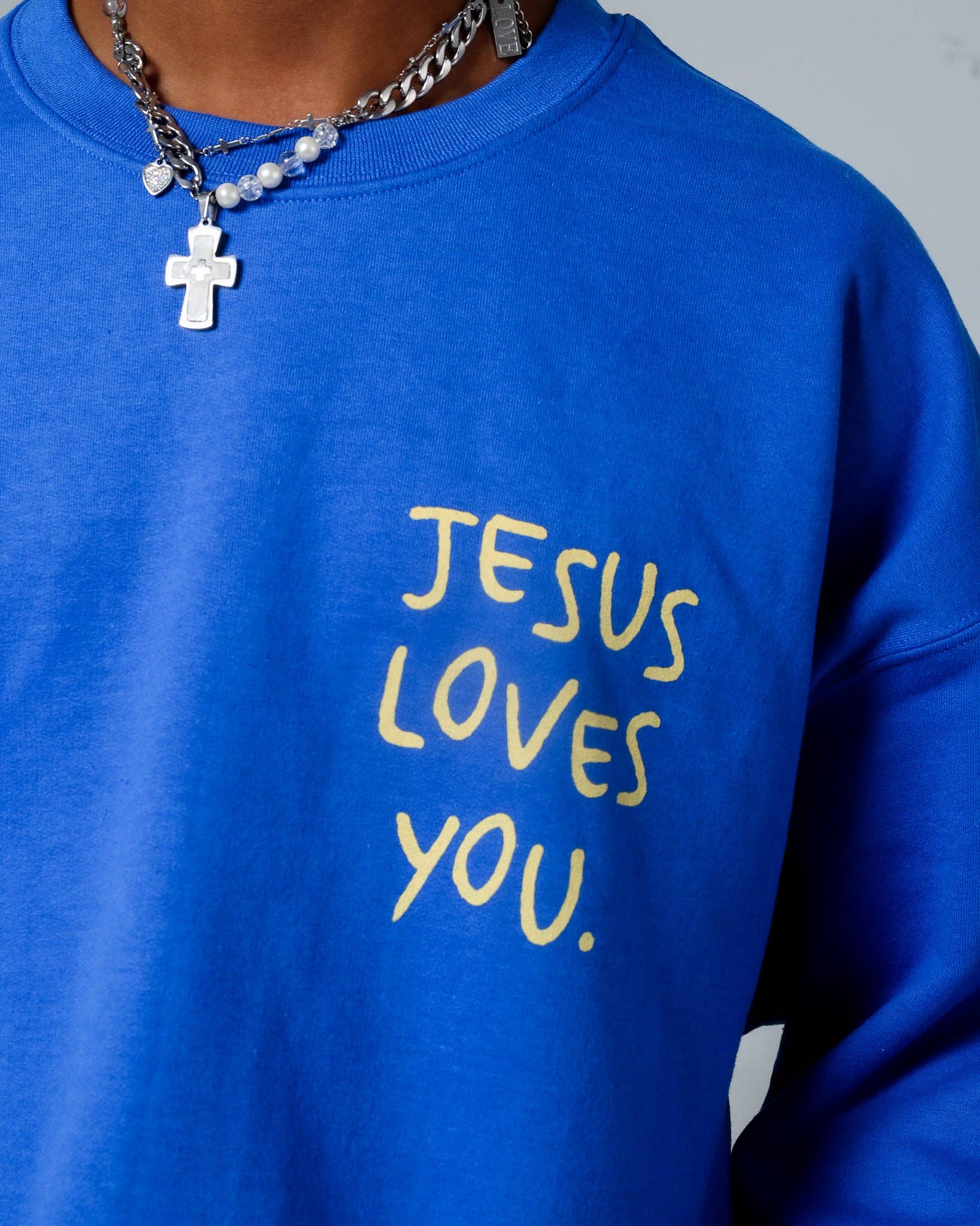 Jesus Loves You Company - Wholesale Graphic Sweatshirt - Unisex - NEW || "No Mistake" Crewneck Sweatshirt1